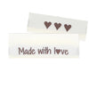 

10 znaczków - Made with love - 5 cm - Go Handmade
1