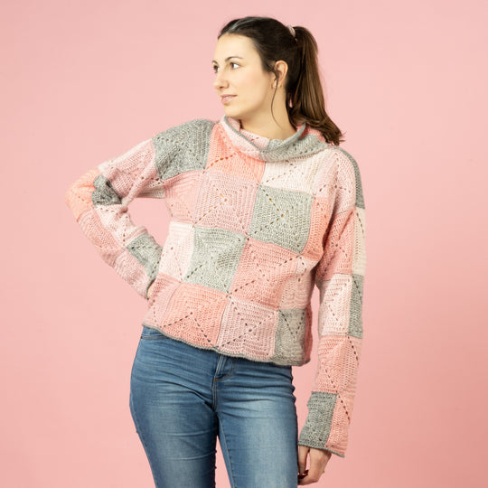 Hello Squares - Sweter