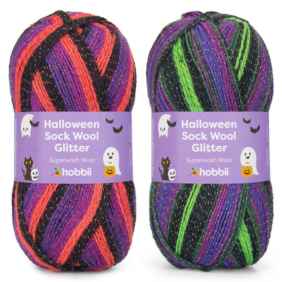 

Halloween Sock Wool Glitter (Edycja Limitowana) - Hobbii
1