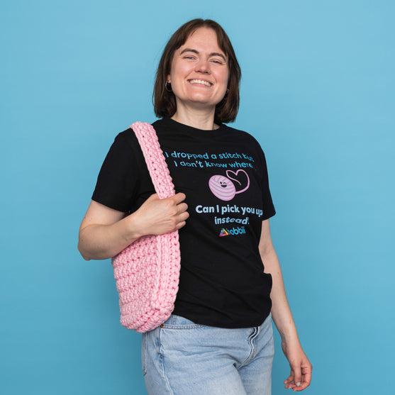 

Dropped A Stitch T-shirt - Yarniis (Edycja limitowana) - Hobbii
5