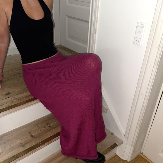 

Spódnica maxi w kształcie litery A - Spódnica maxi z niskim stanem
1