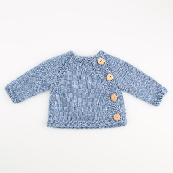 

Sweater with asymmetrical button tape - Baby
3