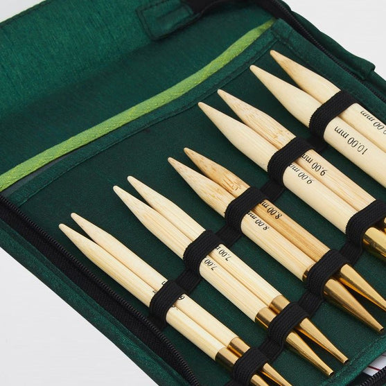

Zestaw wymiennych drutów na żyłce Bamboo - Grube druty - KnitPro
3