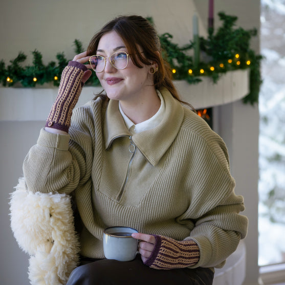 

2. Niedziela Adwentu - Szydełkowanie - Kaleidoskope - Mitenki
3