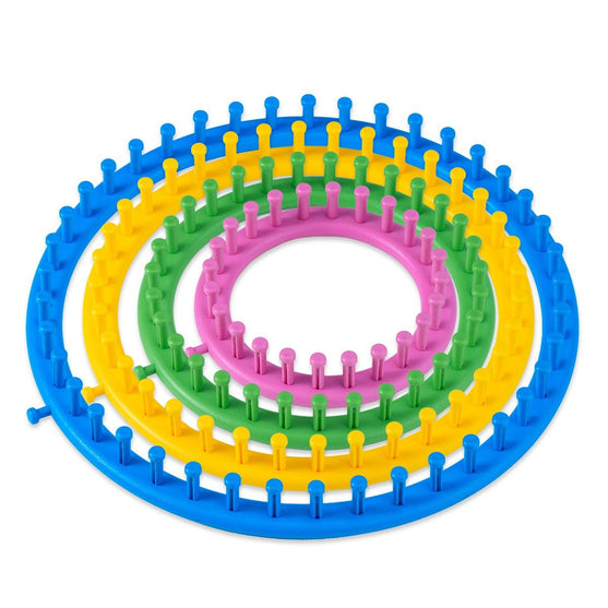 

Zestaw pierścieni dziewiarskich (krosna) - 4 rozmiary - Hobbii
1