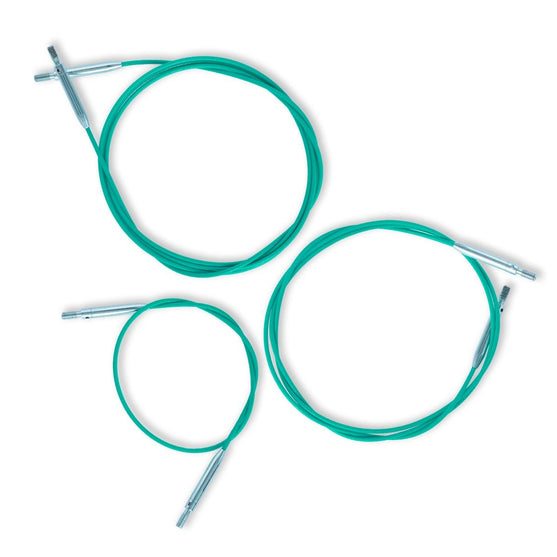 

Żyłka Swivel - Teal - KnitPro
1