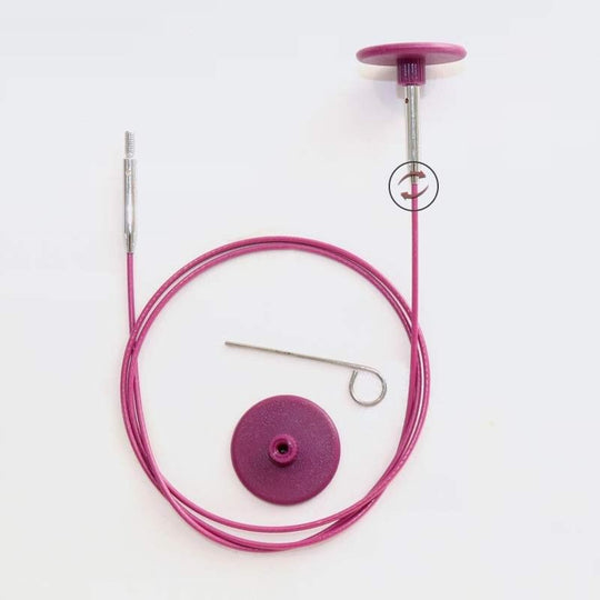 Żyłka Swivel - Purple - KnitPro