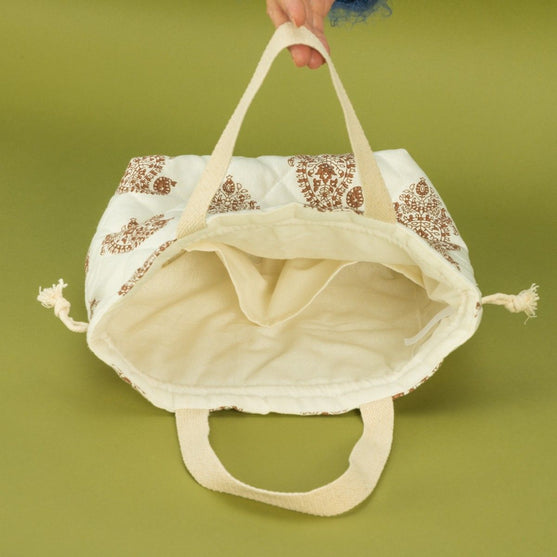 

Pikowana torba projektowa ze ściągaczem - Hobbii
4