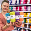 

Rainbow Cotton 8/8 Color Pack - Zestaw 10 włóczek - Hobbii
3