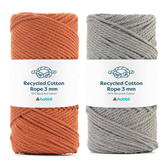 Recycled Cotton Rope (3 mm) - Hobbii