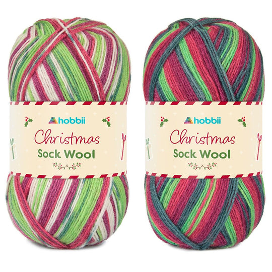 Christmas Sock Wool (Edycja Limitowana) - Hobbii